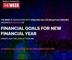 FINANCIAL GOALS FOR NEW FINANCIAL YEAR