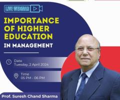 Importance of Higher Education in Management